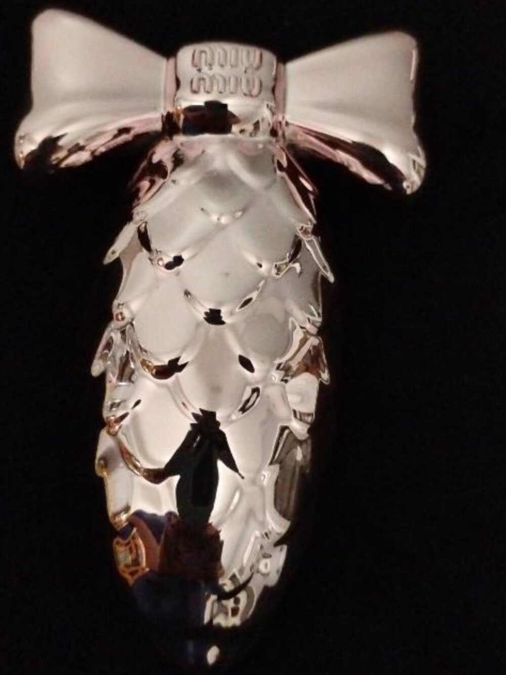 Mui Mui Rose Gold Tone Ornament NIB